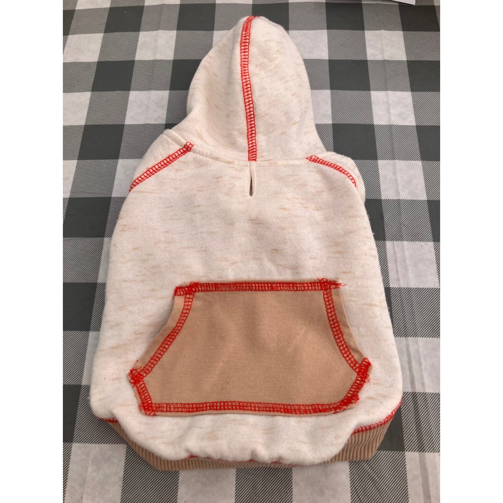 Fashion Pet Dog Hoodie XS Red Striped Sporty Fleece Sweatshirt 522RXS - Picture 9 of 13